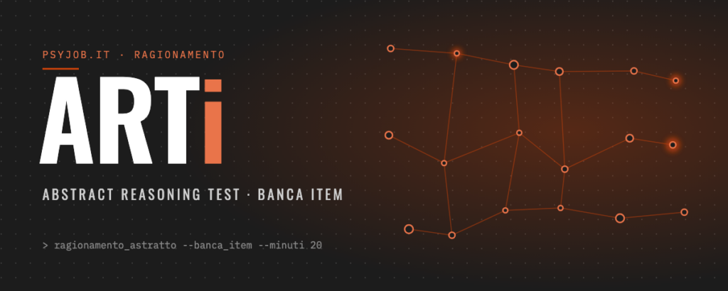 ARTi, Abstract Reasoning Test a banca di item