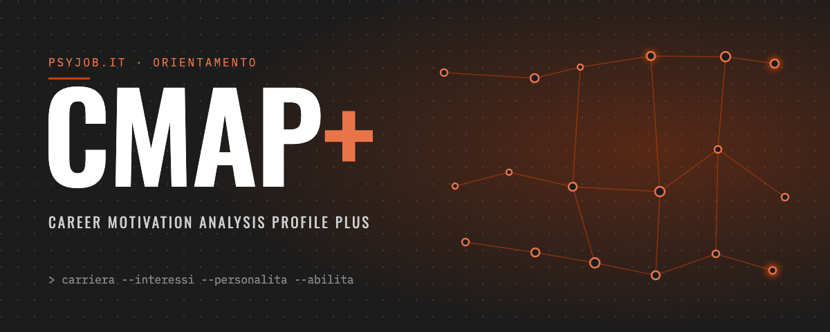 CMAP+, Career Motivation Analysis Profile Plus: test di orientamento