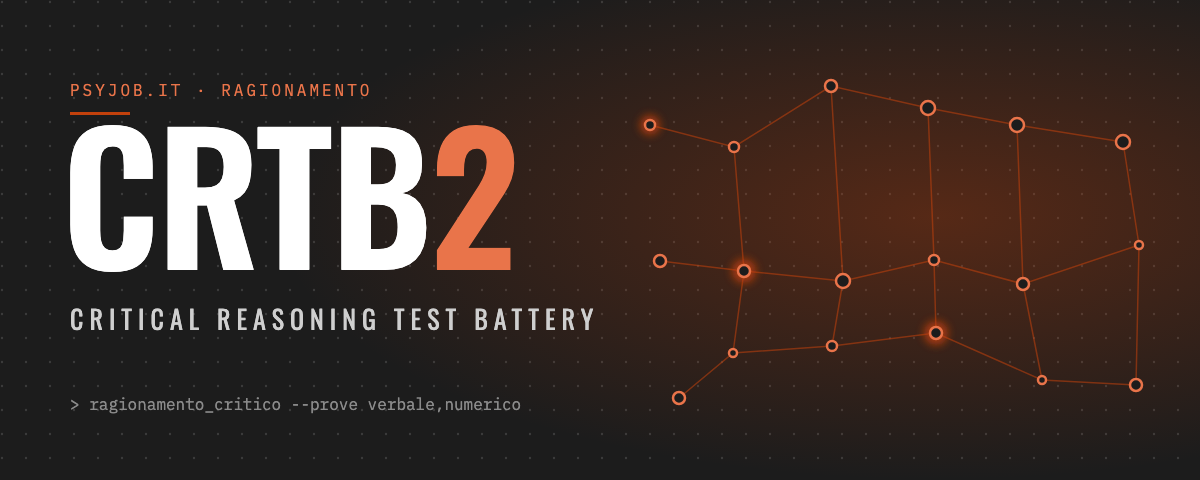 CRTB2, Critical Reasoning Test Battery: test di ragionamento critico