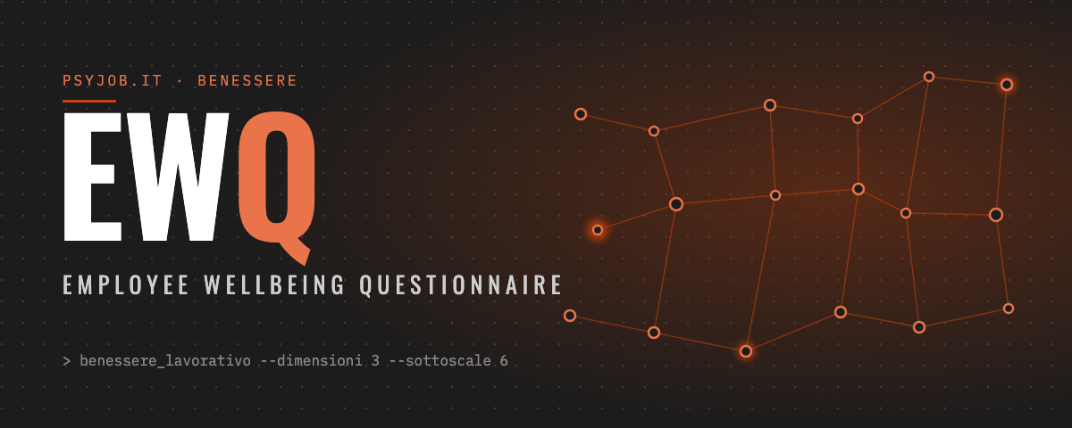 EWQ, Employee Wellbeing Questionnaire: questionario sul benessere lavorativo