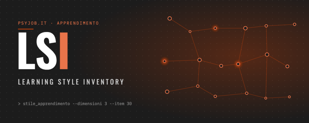 LSI, Learning Style Inventory: questionario sugli stili di apprendimento