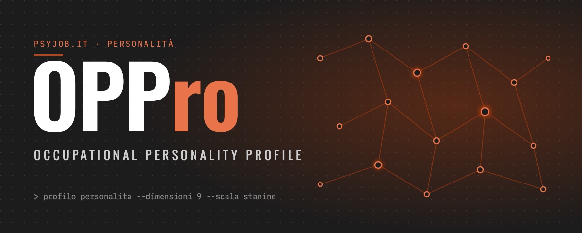 OPPro, Occupational Personality Profile: test di personalità occupazionale