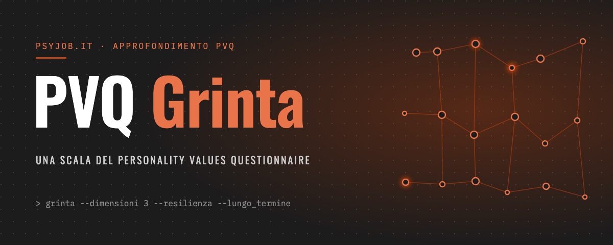 PVQ Grinta: la scala della grinta nel Personality Values Questionnaire
