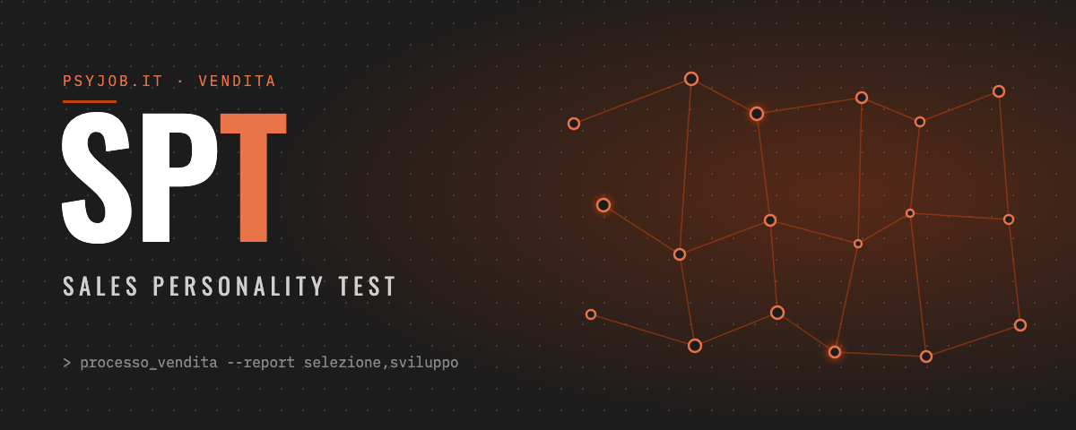 SPT, Sales Personality Test: test di personalità per i ruoli commerciali