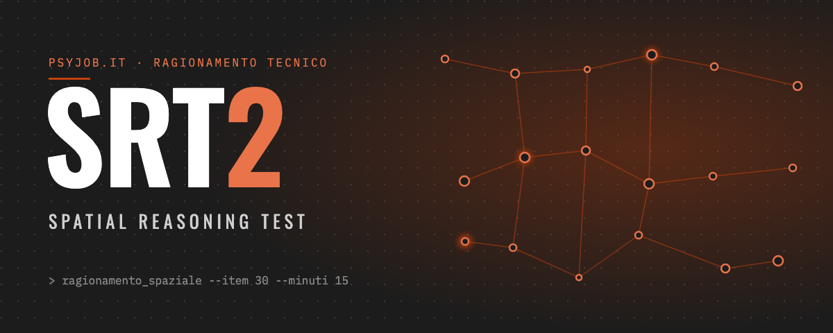 SRT2, Spatial Reasoning Test: test di ragionamento spaziale