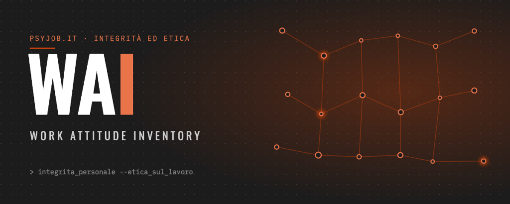 WAI, Work Attitude Inventory: integrità personale ed etica sul lavoro